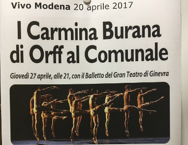 Carmina Burana à Modena