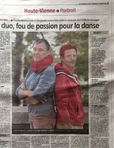 Le duo Brumachon-Lamarche en Limousin